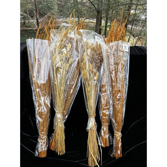6 Large Bundles Of Fall Harvest Halloween Artificial Flower Floral Filler Design - Picture 8 of 12